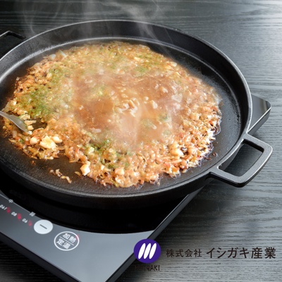 鑄鐵雙耳大阪燒鍋