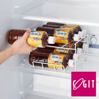 滾動式寶特瓶專用雙層收納架