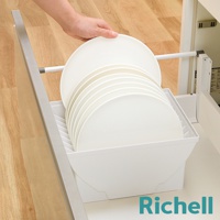 TOTONO 抽屜式餐盤收納架-L