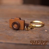 職人手作皮革相機造型鑰匙圈 KE-209