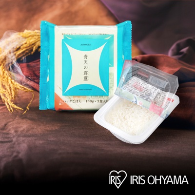 IRIS OHYAMA 青天霹靂微波即食白飯 150g×3P 兩件組