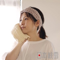 立體褶皺柔綿紗布洗臉巾