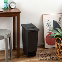 2WAY 北歐風附蓋簡約垃圾桶 20L (共2色)
