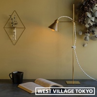 黃銅一輪花器/燈具展示架 60cm