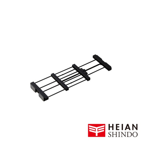 HEIAN SHINDO 黑色可伸縮縫隙置物架