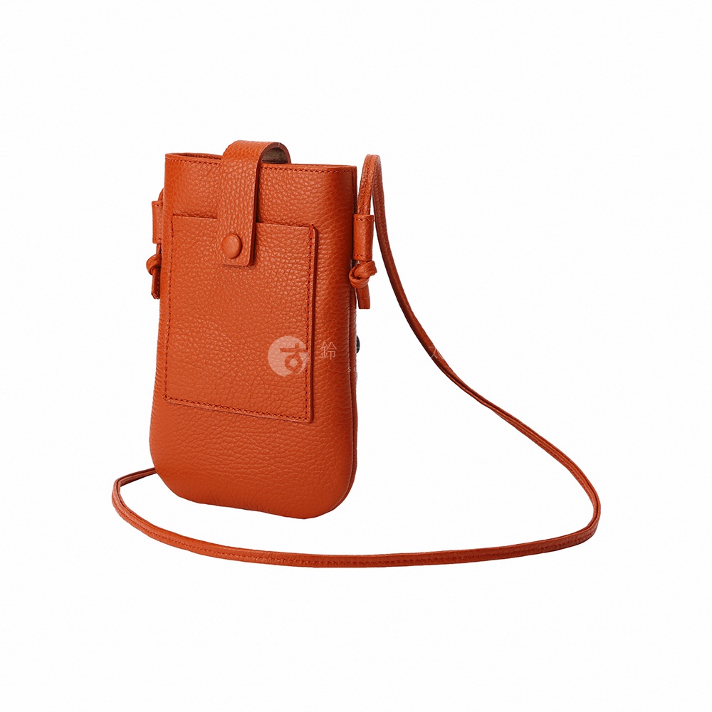 itten-itten BOLLA 義大利皮革散步手機包 CITG-022 橘色