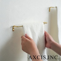 輕奢黃銅單桿毛巾架 S