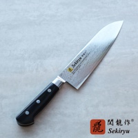 VG10不鏽鋼33層大馬士革三德刀-18cm