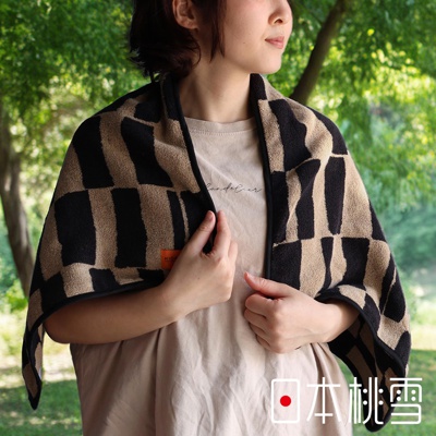 SOLU 今治戶外格紋棉柔迷你浴巾