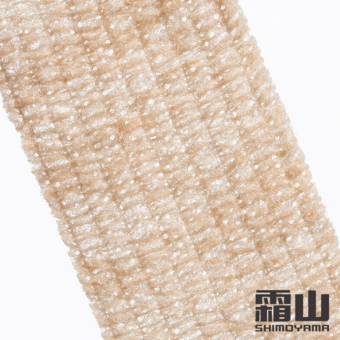 淺棕色纏繞式膠帶，表面具有織紋和細小的白色顆粒，適用於桌椅腳止滑防刮。