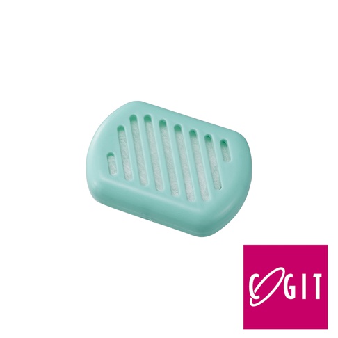 COGIT 品牌長效除臭防霉貼片盒，淺綠色，附帶濾網，用於鞋櫃。