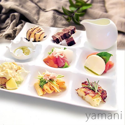 yamani 美濃燒 深山 kowake 九格小菜盤