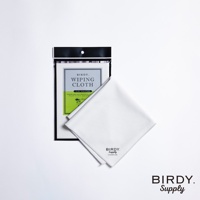 超細纖維廚房擦拭巾，白色，帶有紋理，包裝內另有一條擦拭巾。