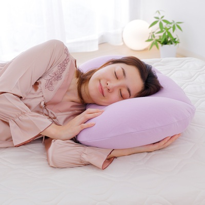 女人の美容舒肩枕 (附薰衣草色枕套)