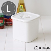 方型密封蓋琺瑯保存容器 (L)