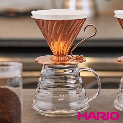 日本Hario V60銅製濾杯(1~4杯用)