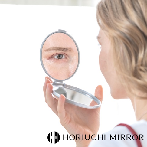 堀內鏡 HORIUCHI MIRROR 隨身口袋3倍放大小圓鏡