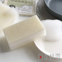 awamon 快乾抗菌三層起泡洗碗海綿-泡沫持久型 2入組
