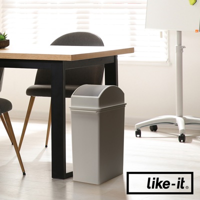 like-it PUSH OPEN TRASH BIN 搖蓋式高版垃圾桶 25L