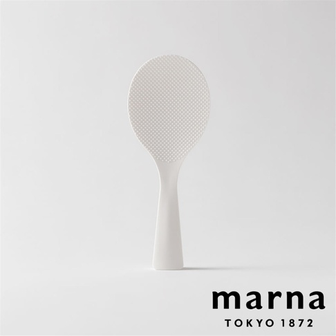 marna TOKYO 1872 站立式好握飯匙，白色，簡約設計