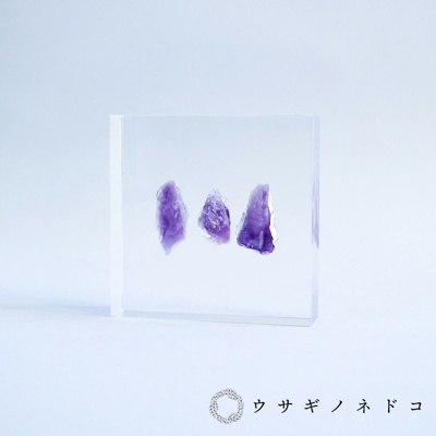 Sola Tile 1.5cm厚切型片狀標本 紫水晶