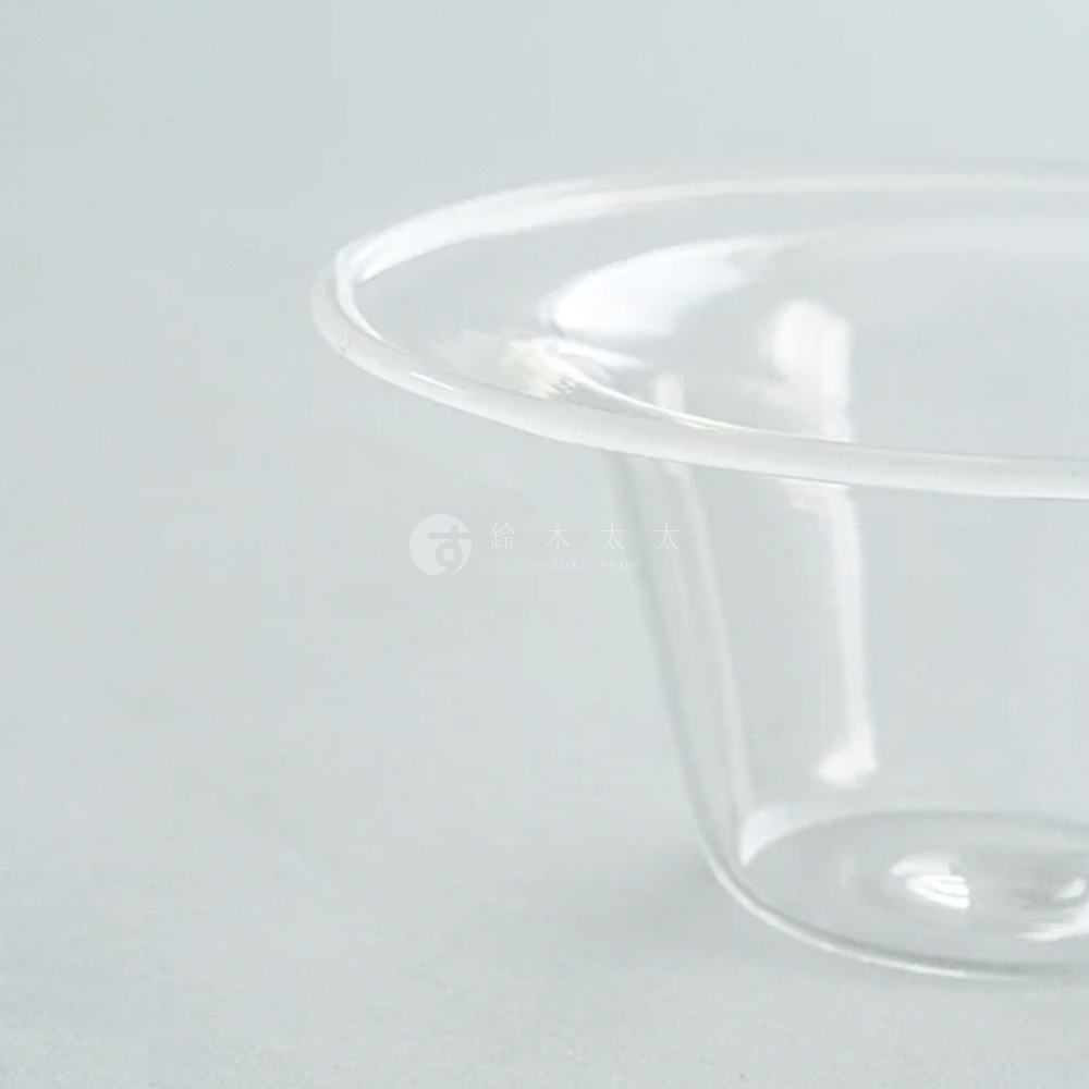 lykke 清透玻璃深型點心碗，S尺寸，呈現透明無色，材質為玻璃，碗口邊緣圓潤。