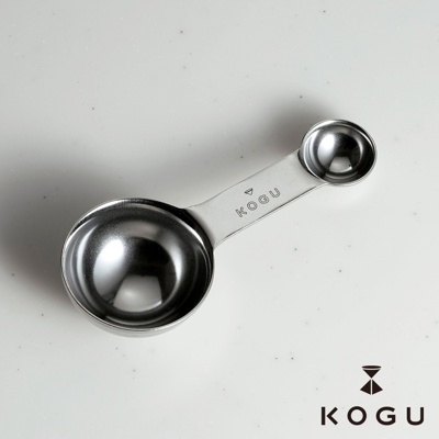 KOGU 珈琲考具 日製18-8不鏽鋼雙頭計量式咖啡豆勺/量匙