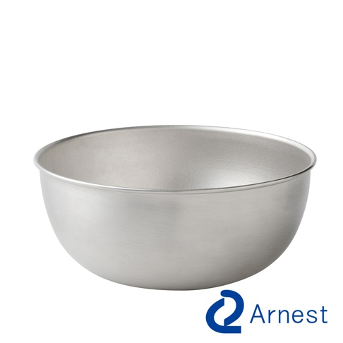 Arnest 防刮不鏽鋼調理碗，經典銀色，寬口設計