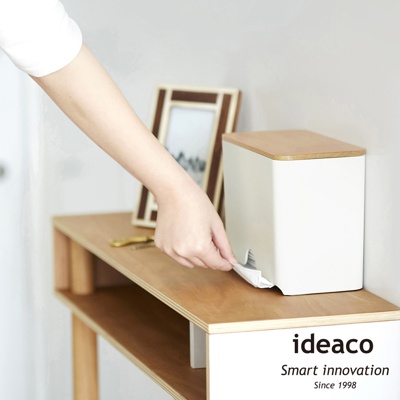 ideaco 原木蓋口罩收納抽取盒