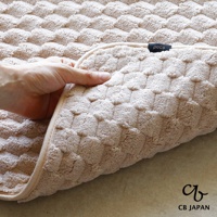 carari poco格紋系列 超細纖維浴室踏墊-L (共2色)