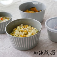 波佐見燒 花 FUWARI 四件式微波小碗