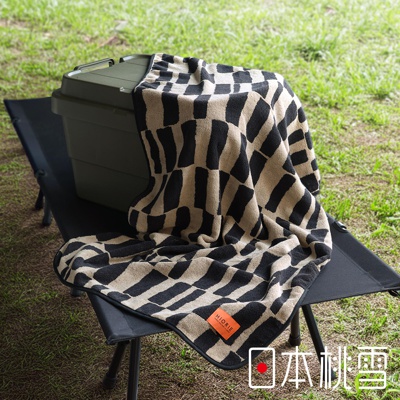 SOLU 今治戶外格紋棉柔浴巾