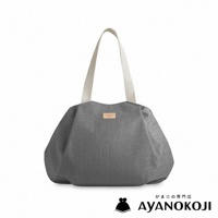 京都職人手作AYANOKOJI灰色Sarei機能布兩用口金托特包