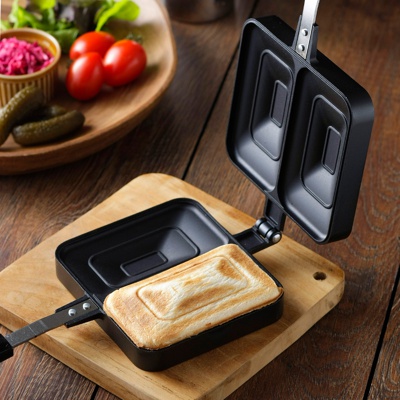 直火式壓邊吐司烤盤