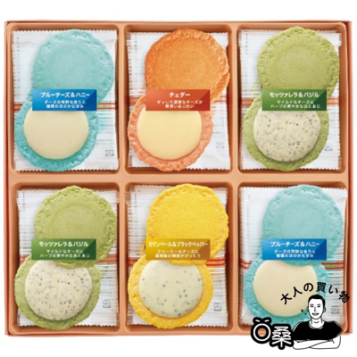 馬卡龍起司蝦仙貝禮盒 (24入)