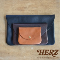 職人手作皮革Organ鈕扣式小物收納袋 GS-1 (3種尺寸)