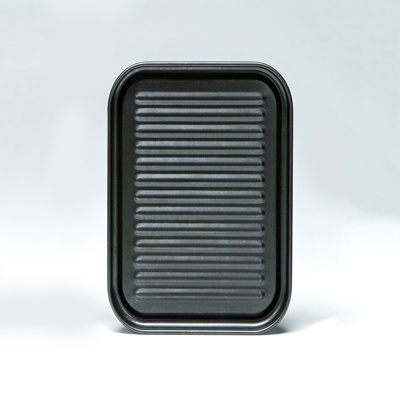 日本製烤箱用萬能烤盤-波浪長盤(小)