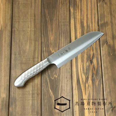 [堺一次] 不鏽鋼三德刀-(17cm)