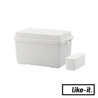 主圖_[LIKE-IT]-可疊式波浪紋收納箱M(附小盒)-白色.jpg