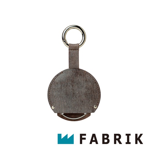 FABRIK 品牌皮革圓型收納鑰匙圈
