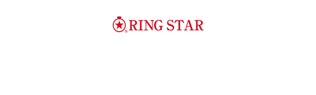 紅色「RING STAR」品牌標誌，包含一個帶有紅色星星的紅色圓圈。