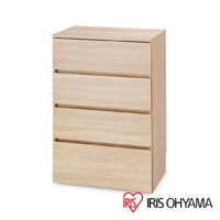 淺木色木製收納櫃 WCH-590，具有四層抽屜，簡約設計，適合居家收納。