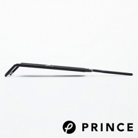 黑色金屬安全刨絲器，側面展示，具有傾斜的刨絲表面和兩個支撐腳。