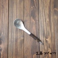 鋁製錘目紋中型湯勺