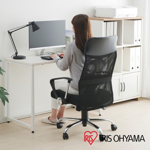 IRIS OHYAMA 網布辦公椅 OFC-MBH (黑色)