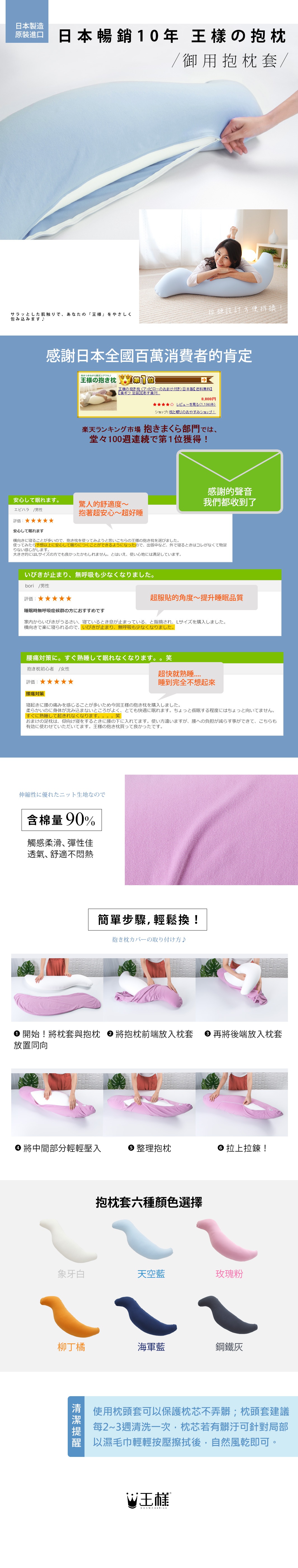 內文_王樣の抱枕套