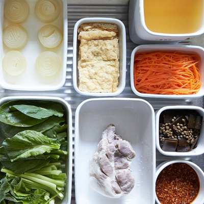 長方型淺型琺瑯保存容器 (S)