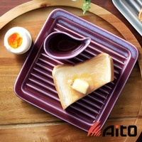 ITSUMO 美濃燒素釉吐司酥脆專用盤