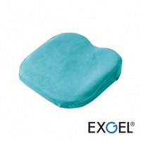 THE OWL 3D進階款坐墊，此款為藍綠色，材質為絨布，呈現貓頭鷹形狀，坐墊表面平整，側邊有拉鍊。