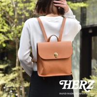 職人手作皮革翻蓋迷你後背包 R-34 (共2種尺寸各5色)